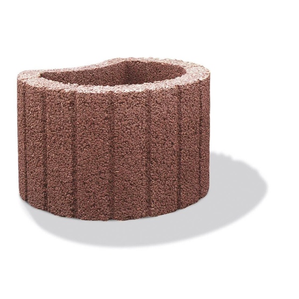 Semmelrock Mini Növényedény támfalelem vörösbarna