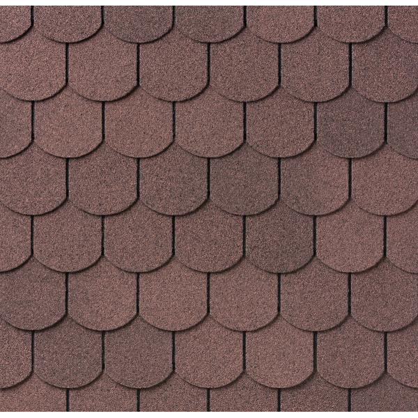 IKO Superglass Biber 3Tab árnyalt barna (07) hódfarkú zsindely (3m2/csg)