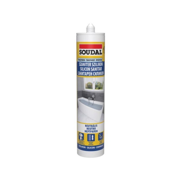 Soudal szaniter neutrális szilikon (280ml)