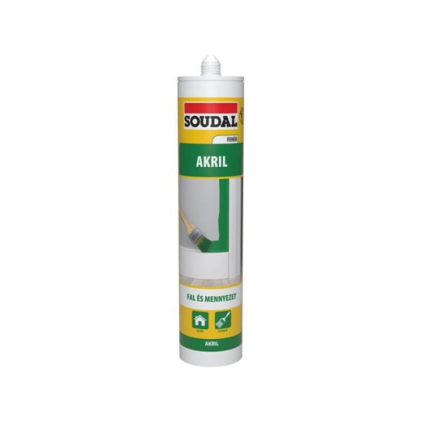 Soudal Akryl fehér festhető tömítő (280ml)